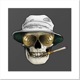 Hunter Skull Thompson Posters and Art